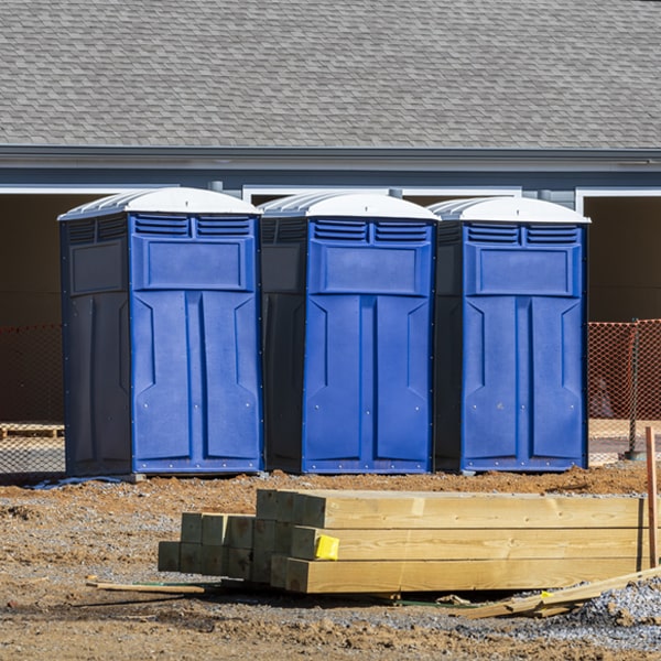 how can i report damages or issues with the portable restrooms during my rental period in Riceville Iowa